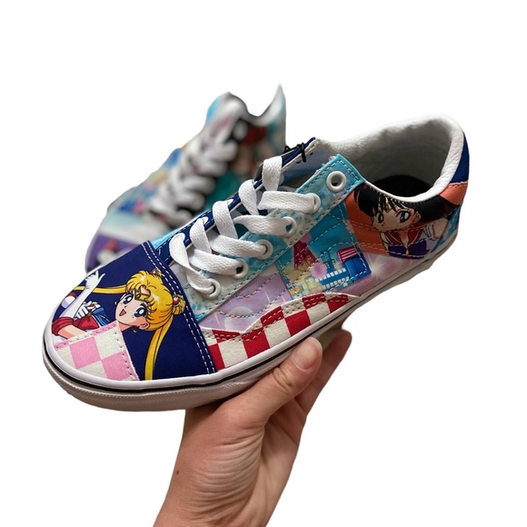 Sailor Moon x Vans Old Skool Patch work shoes sneaker - Picture 2 of 6